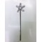 Baguette Magique Star Fairy Wand Avec Pompon Blanc