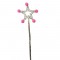 Baguette Fée Étoile Pompon Rose 1 pcs