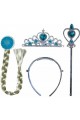 Ensemble sceptre et couronne de cheveux congelés Elsa Anna Frozen Ensemble sceptre et couronne de cheveux congelés Elsa Anna Frozen