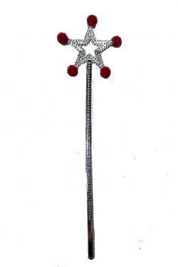 Baguette Magique Star Fairy Wand Avec Pompon Rouge