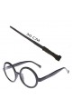 Harry Potter Wand 30 cm and Black Framed Harry Potter Glasses Set Harry Potter Wand 30 cm and Black Framed Harry Potter Glasses Set