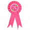 Anstecker „Mom To Be Written“ in rosa Farbe