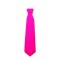 Plastic Party Tie Neon Pink Color 12 Pcs