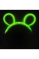 Karanlıkta Parlayan Fosforlu Glow Stick Taç Tavşan Kulağı Tacı Yeşil Renk