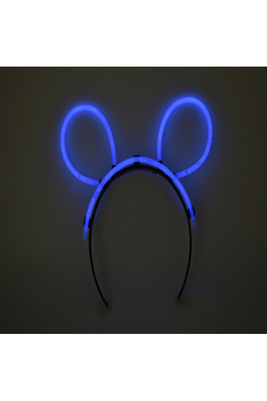 Karanlıkta Parlayan Fosforlu Glow Stick Taç Tavşan Kulağı Tacı Mavi Renk Karanlıkta Parlayan Fosforlu Glow Stick Taç Tavşan Kulağı Tacı Mavi Renk