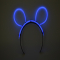 Karanlıkta Parlayan Fosforlu Glow Stick Taç Tavşan Kulağı Tacı Mavi Renk