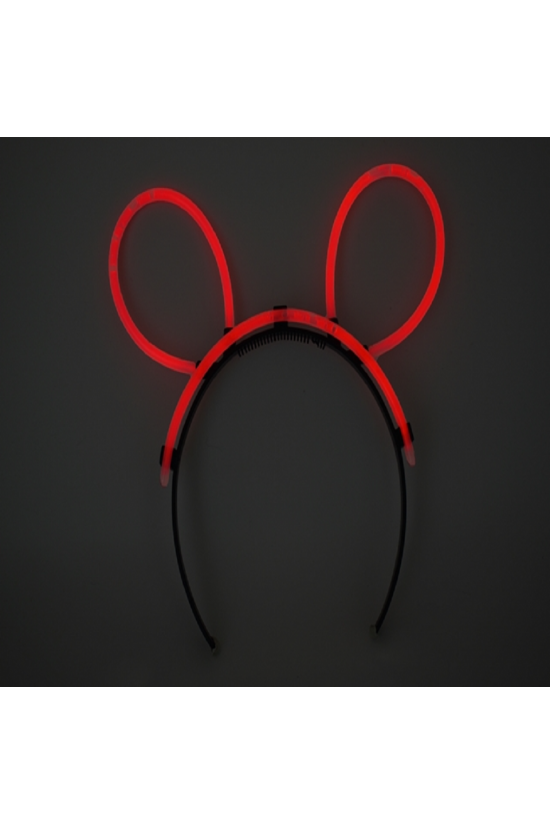 Glow In The Dark Phosphorous Glow Stick Crown Rabbit Ear Crown Red Color Glow In The Dark Phosphorous Glow Stick Crown Rabbit Ear Crown Red Color