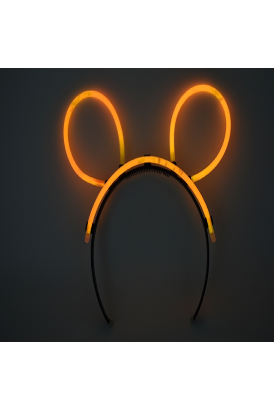 Glowing in the Dark Highlighter Glow Stick Crown Rabbit Ear Crown Πορτοκαλί Χρώμα Glowing in the Dark Highlighter Glow Stick Crown Rabbit Ear Crown Πορτοκαλί Χρώμα