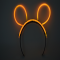 Glowing in the Dark Highlighter Glow Stick Crown Rabbit Ear Crown Πορτοκαλί Χρώμα