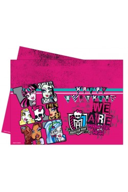Monster High Themed Plastic Table Cloth 120x180 cm