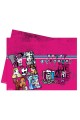 Monster High Temalı Plastik Masa Örtüsü 120x180 cm