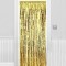 Leuchtender Wand- und Türvorhang Gold 90x200 cm