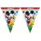 Mickey Mouse Temalı Üçgen Bayrak Flama Süsleme 3.2 Metre