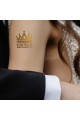 Tekli Bride Tattoo Model 7 - Altın Yaldız - 5,5 cm x 5,5 cm - Geçici Dövme Tekli Bride Tattoo Model 7 - Altın Yaldız - 5,5 cm x 5,5 cm - Geçici Dövme