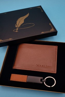 Taba Keychain And Wallet Set