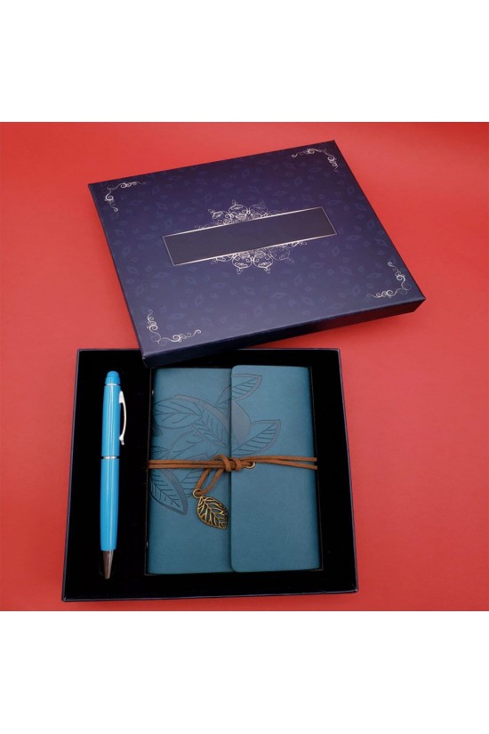 Deri Defter Ve Kalem Seti