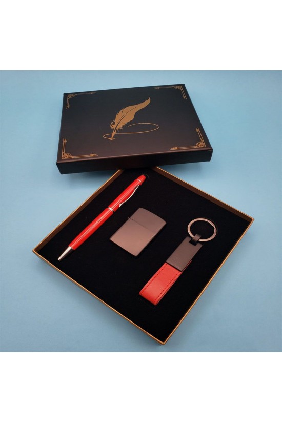 Kırmızı Anahtarlık çakmak Ve Touchpen Kalem Kırmızı Anahtarlık çakmak Ve Touchpen Kalem