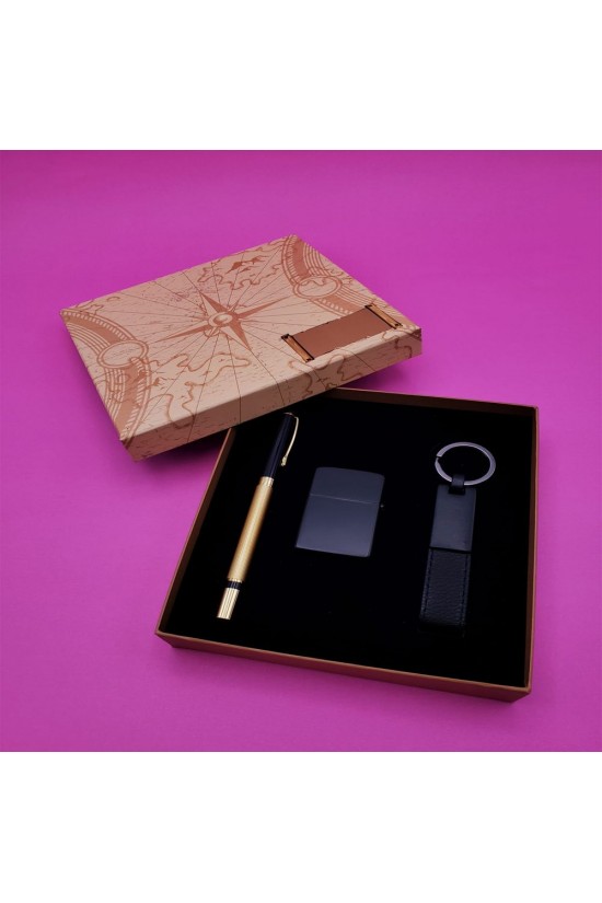 Lighter Keychain And Metal Roller Pen Lighter Keychain And Metal Roller Pen