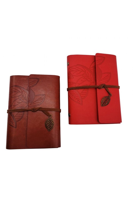 Küçük Boy Retro Deri Defter Kahverengi Küçük Boy Retro Deri Defter Kahverengi