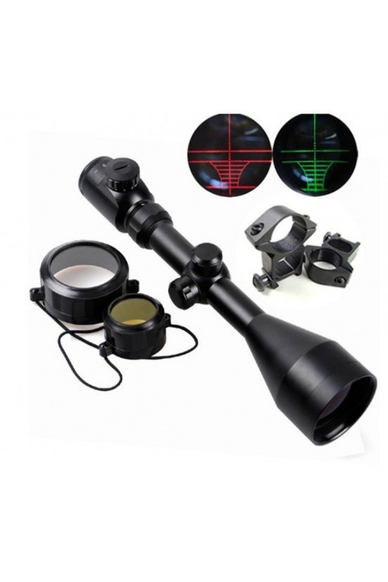 3-9x56eg Yüksek Kaliteli çıft ışık Kırmızı,yeşil Kaynaklı Avcılık Süfer Tüfek Dürbün(b)