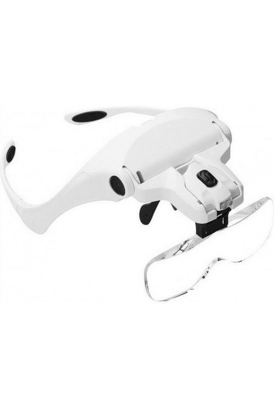 Nikula-5 Lens 1.0x-3.5x, 2led Işıklı Ile Ayarlanabilir Gözlük Büyüteç Nikula-5 Lens 1.0x-3.5x, 2led Işıklı Ile Ayarlanabilir Gözlük Büyüteç
