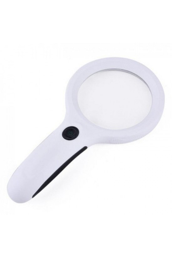 Nikula-8 Led 3x75mm & 10x19mm Handheld Magnifier For Jewelry, Reading, Money Checking