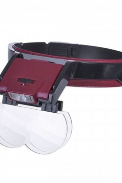 Nikula- Lens Takmalı 4 Lens , Led Lambalı şapka Tip Büyüteç