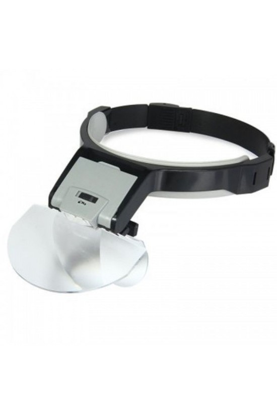 Nikula- Lens Takmalı 5 Lenslı , Led Lambalı şapka Tip Büyüteç Nikula- Lens Takmalı 5 Lenslı , Led Lambalı şapka Tip Büyüteç