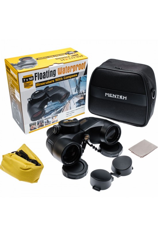 Mentch 7x50 Profi-Fernglas, 1000 m/132 m wasserdicht, Schwarz Mentch 7x50 Profi-Fernglas, 1000 m/132 m wasserdicht, Schwarz
