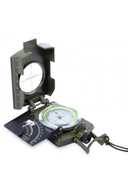 Boussole lumineuse étanche Nikula-prismatique avec pochette boussole de géologie de l'armée militaire pour le Camping randonnée voyage