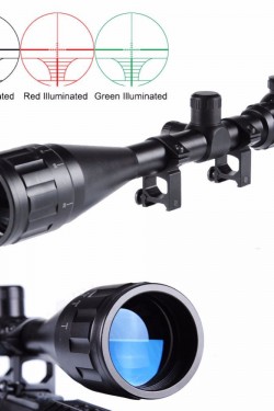Tr-nikula 4-16x50 Aoeg Zoomlu Tüfek Dürbünü çift Işıklı Kırmızı,yeşil Kaynaklı Avcılık Dürbün