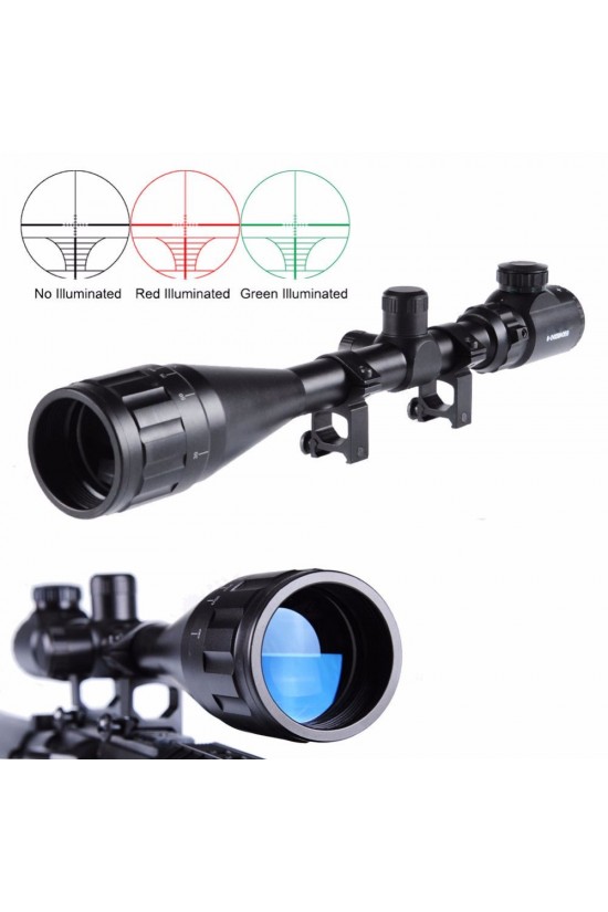 Tr-nikula 4-16x50 Aoeg Zoomlu Tüfek Dürbünü çift Işıklı Kırmızı,yeşil Kaynaklı Avcılık Dürbün