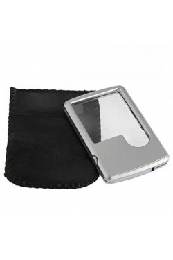 Étui en cuir à grossissement Nikula-x3.x6, modèle de poche à lumière LED, loupe utile pour les bijoux, la lecture