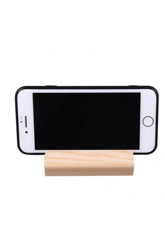 Support en bois pour téléphone portable et tablette Support en bois pour téléphone portable et tablette